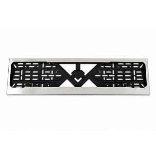 License Plate Frame Chrome (1 pc, Stainless Steel)