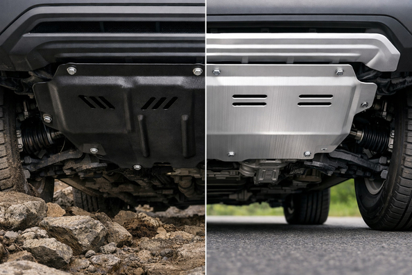 Steel vs aluminum skid plate: Which is better for real roads?