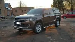 Volkswagen Amarok 2010-2022 Front Bar ST018-2 (Stainless Steel) photo 9