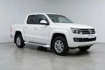 Volkswagen Amarok 2010-2022 Side Steps Allmond White (2 pcs, Aluminum) photo 1