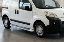 Peugeot Bipper 2008-2017 Side Steps Allmond White (2 pcs, Aluminum) photo 1