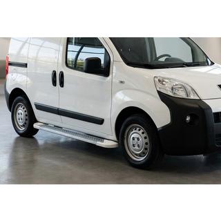 Side Steps Allmond White (2 pcs, Aluminum) Fiat Fiorino/Qubo 2008-2024 photo 1