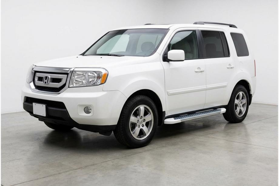 Honda Pilot 2008-2015 Side Steps Allmond White (2 pcs, Aluminum) Image