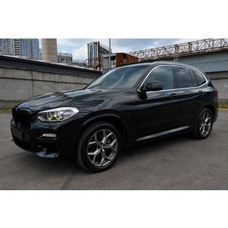 Integrated Chrome OEM Roof Rails (Aluminum, Adhesive Installation) BMW X3 G01 2018- photo 1