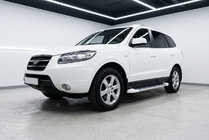 Hyundai Santa Fe 2 2006-2012 Side Steps Allmond White (2 pcs, Aluminum) photo 1