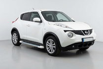 Nissan Juke 2010-2019 Side Steps Allmond White (2 pcs, Aluminum) photo 1