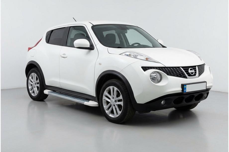 Nissan Juke 2010-2019 Side Steps Allmond White (2 pcs, Aluminum) Image