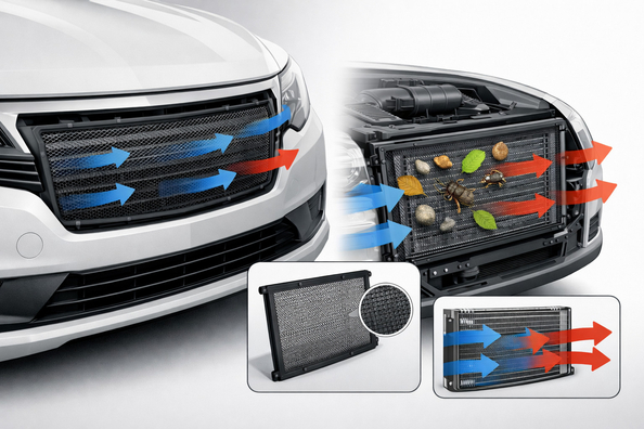 How to protect the grille and radiator without hurting airflow