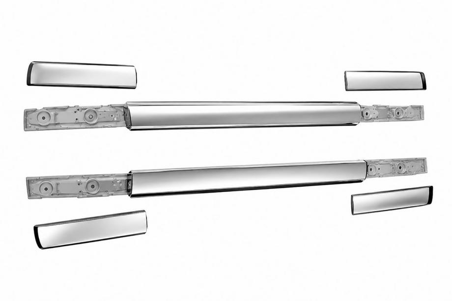 Isuzu D-Max 2019- OEM Gray Roof Rails (Aluminum) Image