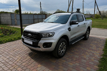 Ford Ranger 2011–2022 OEM Black Roof Rails (ABS plastic, adhesive installation) photo 1