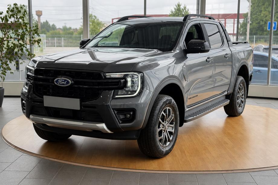 Ford Ranger 2022- Roof rails black OEM (Aluminum) Image