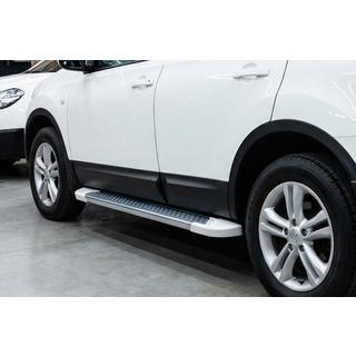Side Steps Allmond White (2 pcs, Aluminum) Nissan Qashqai 2014-2021 photo 1