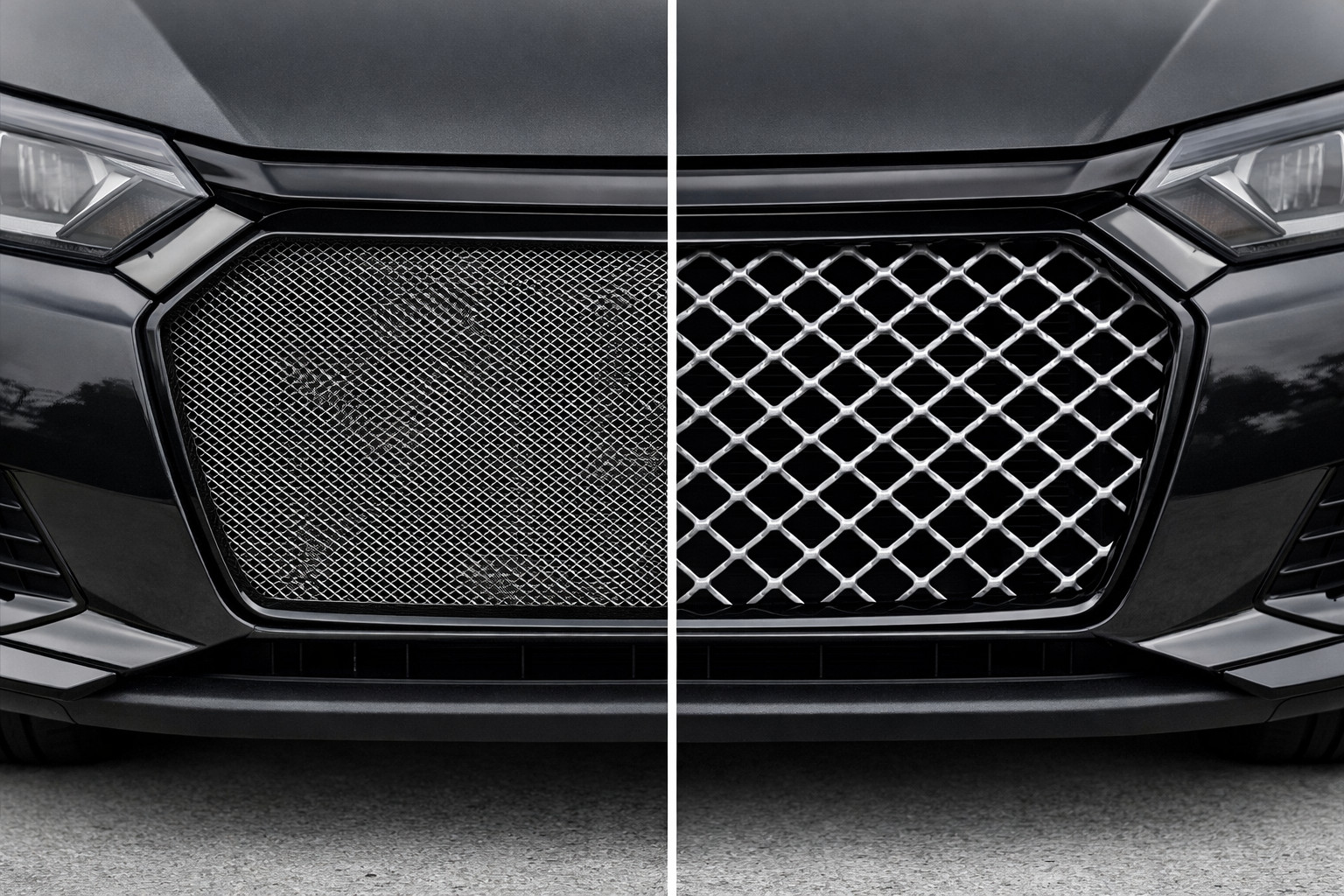 Which aluminum mesh to fit in the grille: fine or coarse