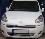 Citroen Berlingo 2008-2018 Front grille one-piece 2008-2012 (stainless steel) 2012 onwards photo 2
