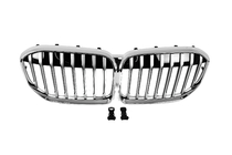 BMW 7 Series G11/G12 2015-2022 Kidney Grilles 1 Bar (2019-2022, Chrome) photo 3