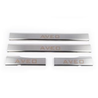 Stainless Steel Door Sill Protectors Carmos V1 (4 pcs) photo 2