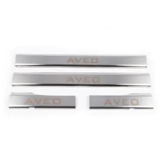 Stainless Steel Door Sill Protectors Carmos V1 (4 pcs) photo 2