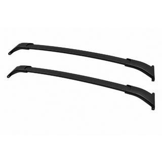 Black roof rack cross bars for OEM roof rails (Aluminum) Chevrolet Tahoe 2014-2019