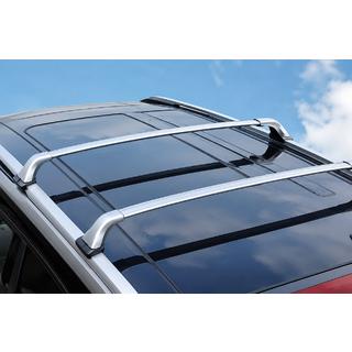 Grey roof rack cross bars for OEM roof rails (lockable, aluminium) Toyota Highlander 2013-2019