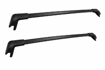Ford Explorer 2019- Black roof rack cross bars for OEM roof rails (lockable, aluminum) photo 1