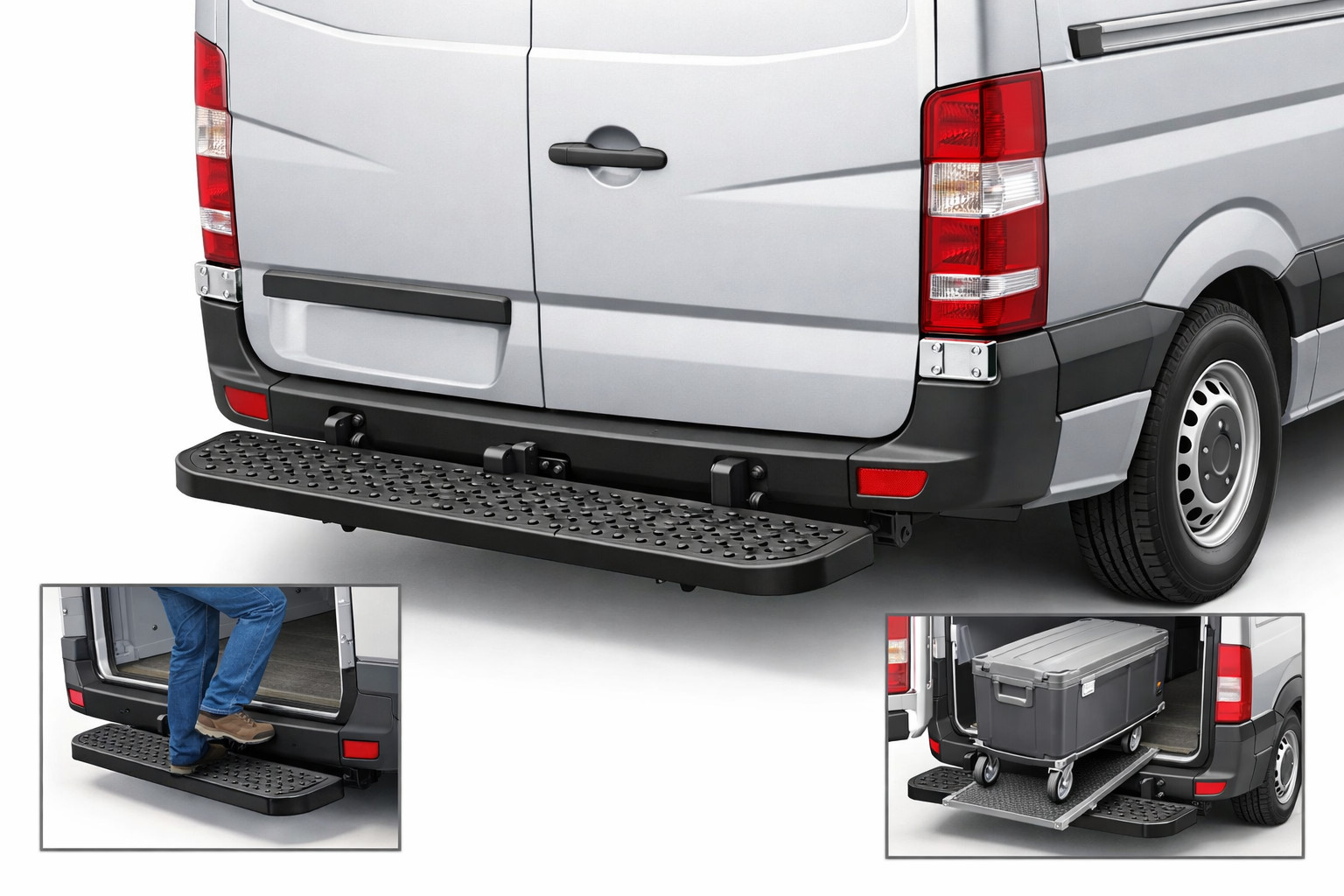 Rear step for a van: when is it really needed?