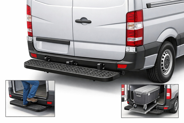 Rear step for a van: when is it really needed?