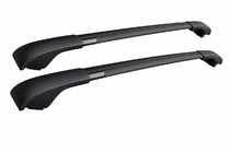 Jeep Renegade 2014- Black roof rack cross bars for OEM roof rails (Aluminum) photo 1