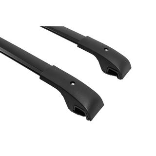 Black roof rack cross bars for OEM roof rails (Aluminum) Jeep Renegade 2014- photo 4