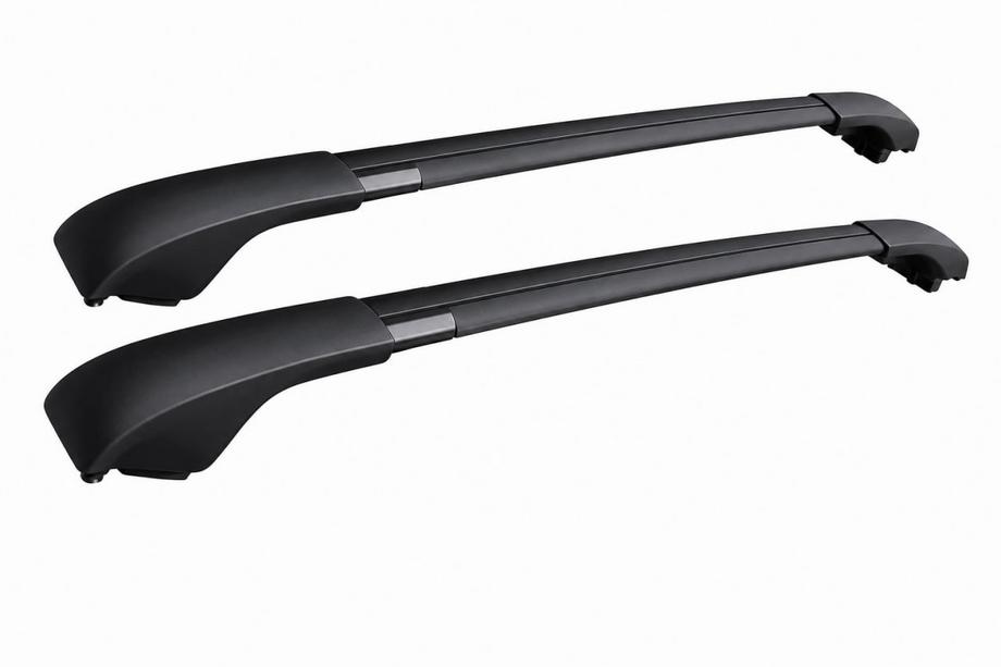 Jeep Renegade 2014- Black roof rack cross bars for OEM roof rails (Aluminum) Image