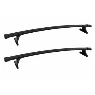 Black roof rack cross bars for OEM roof rails (Aluminum)
