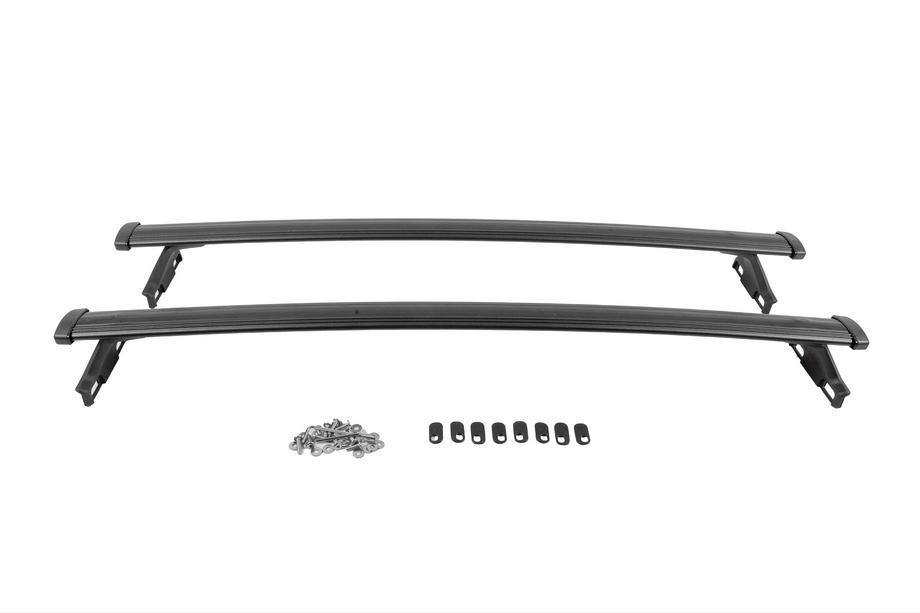 Chevrolet Traverse 2017- Black roof rack cross bars for integrated roof rails OEM (Aluminium) Photo 1
