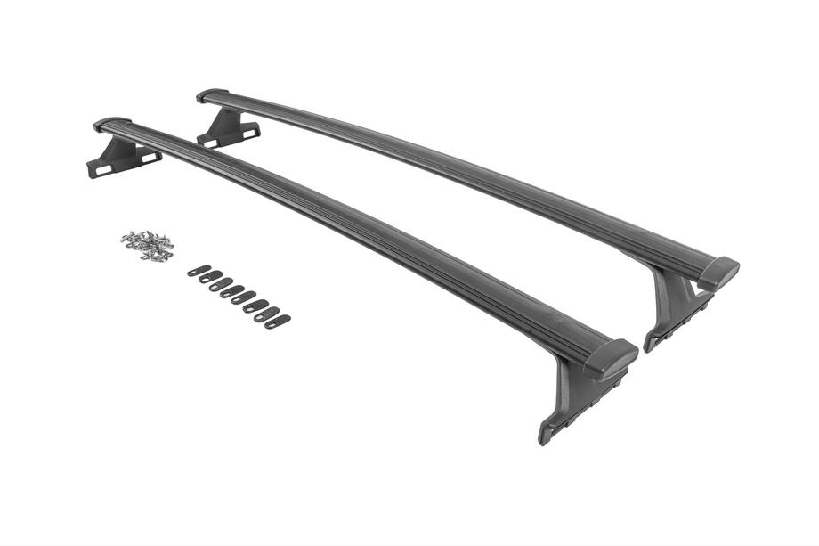 Chevrolet Traverse 2017- Black roof rack cross bars for integrated roof rails OEM (Aluminium) Photo 2
