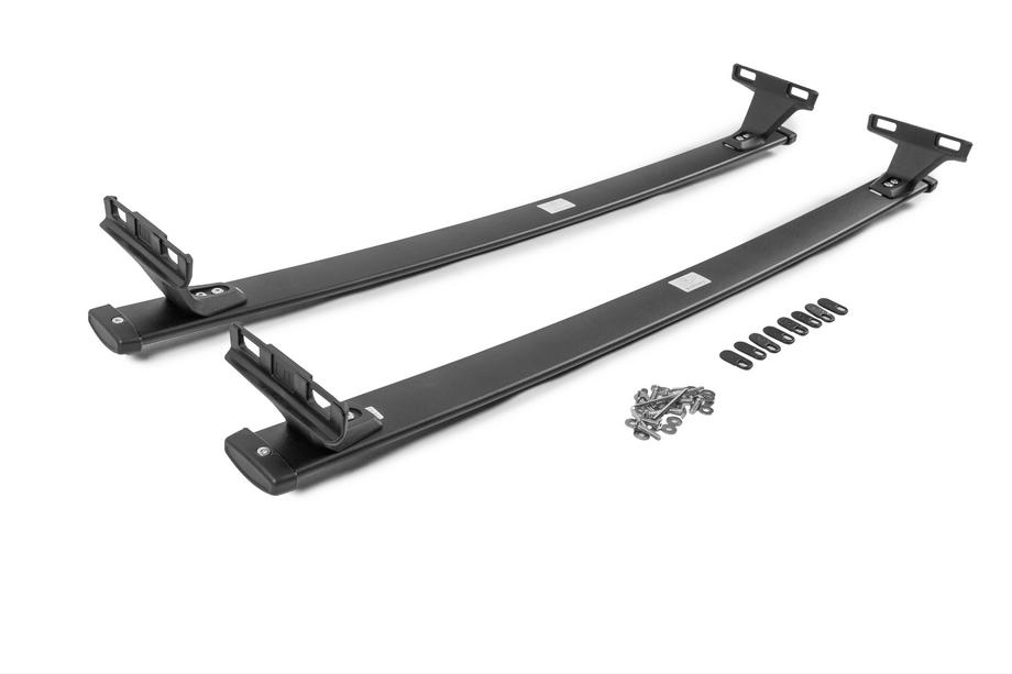 Chevrolet Traverse 2017- Black roof rack cross bars for integrated roof rails OEM (Aluminium) Photo 9
