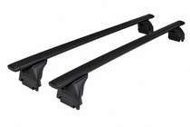 Jeep Wrangler 2018- Roof rack cross bars black OEM (lockable, aluminum) photo 1