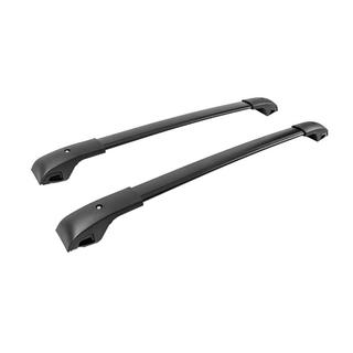 Black roof rack cross bars for OEM roof rails (Aluminum) Volkswagen Atlas (Terramont) 2016- photo 3