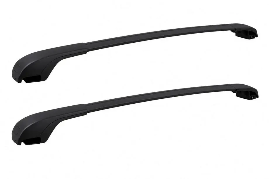 Volkswagen Atlas (Terramont) 2016- Black roof rack cross bars for OEM roof rails (Aluminum) Image