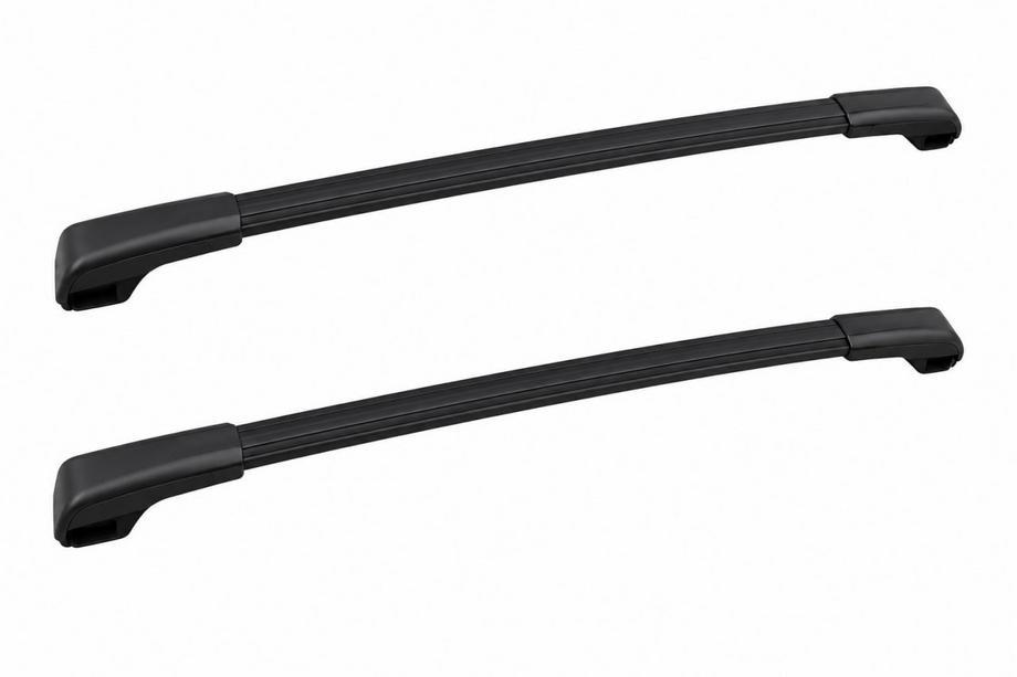 Subaru Crosstrek 2011-2017 Black roof rack cross bars for OEM roof rails (Aluminum) Image