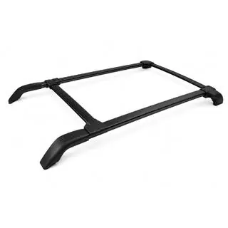 Roof rails with crossbars, black OEM V1 (Aluminium)