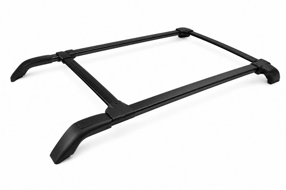 Ford Bronco 2021- Roof rails with crossbars, black OEM V1 (Aluminium) Image