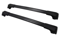 Toyota Land Cruiser Prado 250 2023- Black roof rack cross bars for OEM roof rails (Aluminum) photo 1