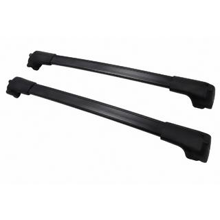 Black roof rack cross bars for OEM roof rails (Aluminum) Toyota Land Cruiser Prado 250 2023-