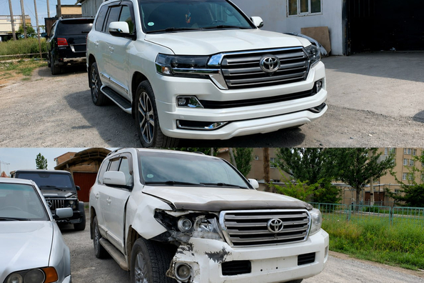 LC200 after an accident: why 2016+ or Executive facelift makes sense