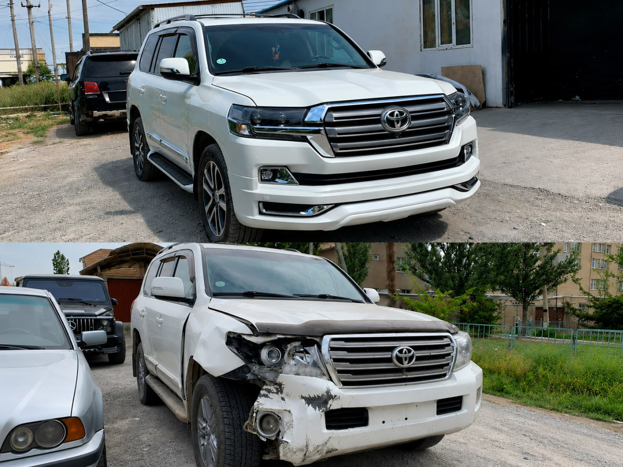 LC200 after an accident: why 2016+ or Executive facelift makes sense