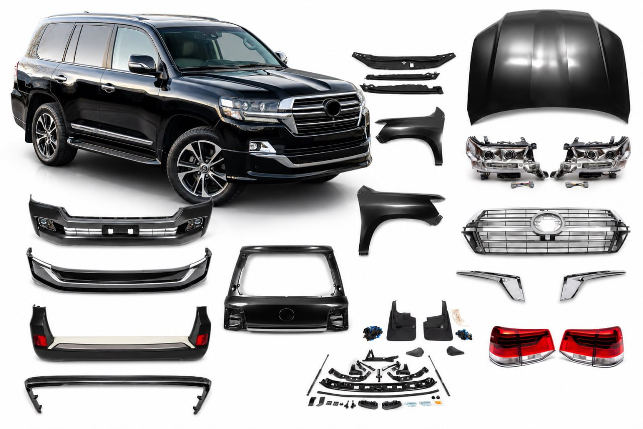 What’s included in the Toyota LC200 facelift kit — and what isn’t