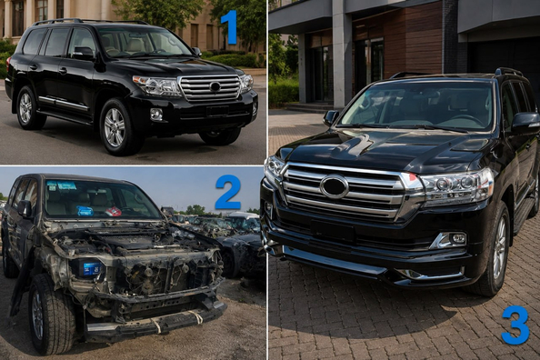 How to install an LC200 restyling kit: why not paint parts before test fitting