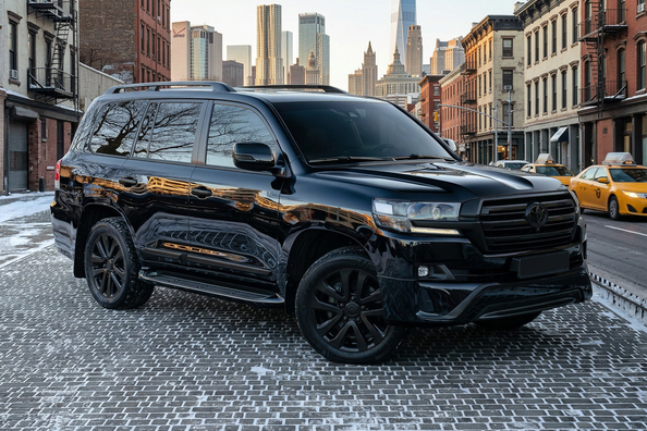 Black Edition for Toyota LC200: dark, aggressive look after the facelift