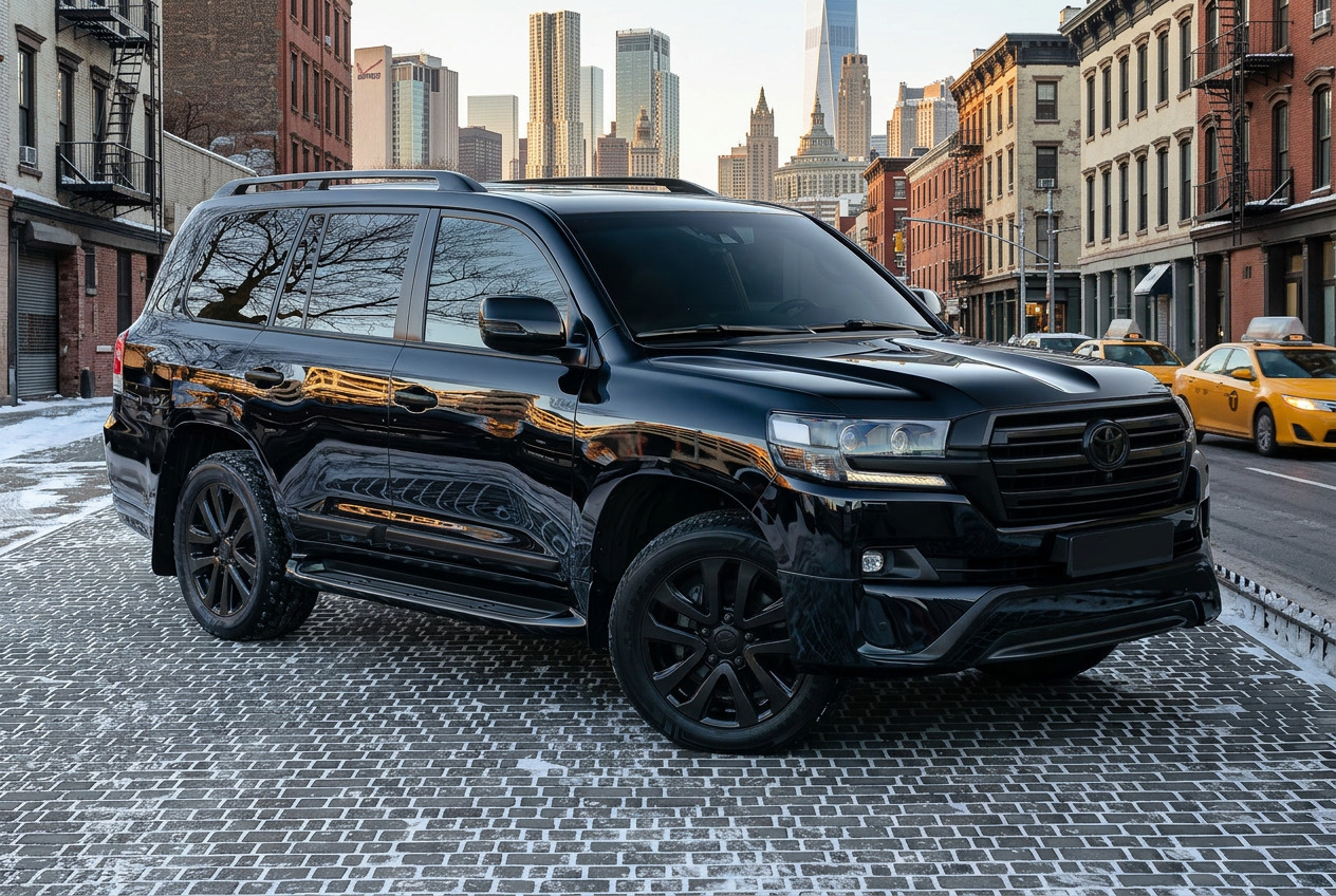 Black Edition for Toyota LC200: dark, aggressive look after the facelift