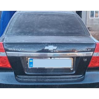 Rear Trim Stainless Steel Chevrolet Aveo T250 2005-2011 photo 3