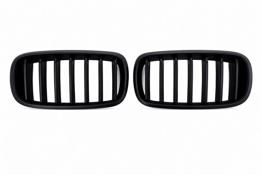 BMW X5 F15 2013-2018 Kidney Grilles 1 Bar (matte black) Photo 1