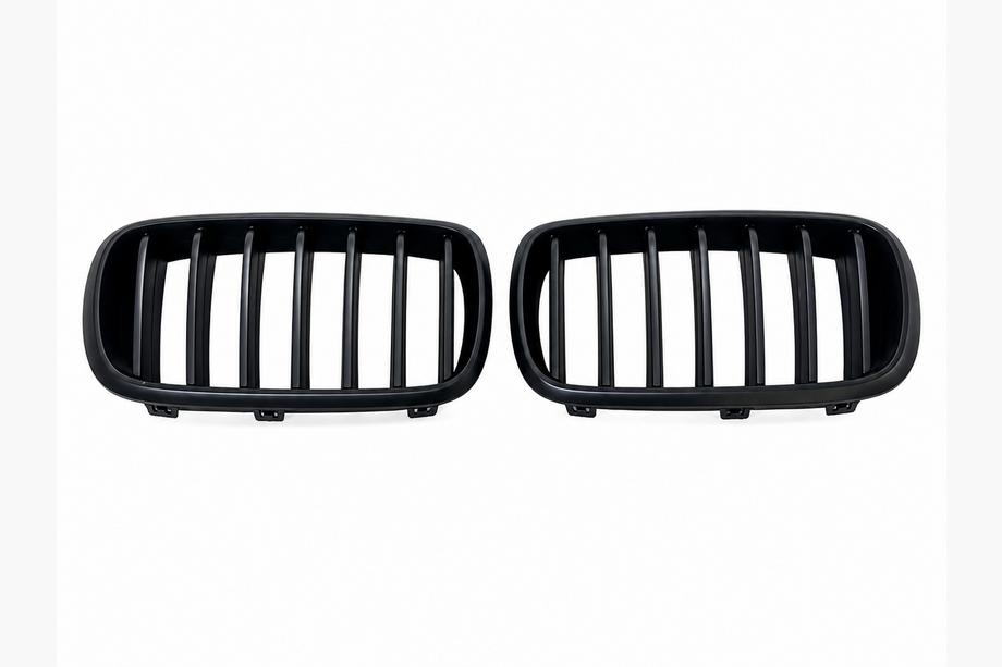 BMW X5 F15 2013-2018 Kidney Grilles 1 Bar (matte black) Photo 2